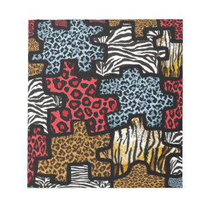 Bloco De Notas RAB Rockabilly Animal Print Quebra-cabeça