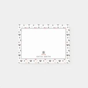 Bloco De Notas Raça de Cachorro Corta