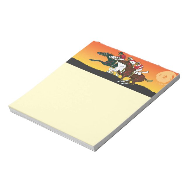 Bloco De Notas Race Horses Notepad (Invertido)