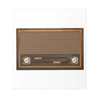 Bloco De Notas Rádio Vintage
