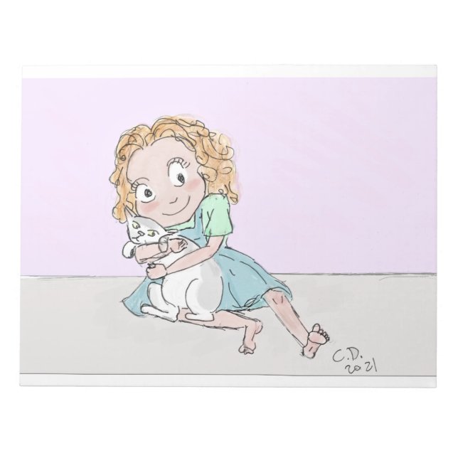 Bloco De Notas ragamuffins pregos loiros e pregos (Frente)