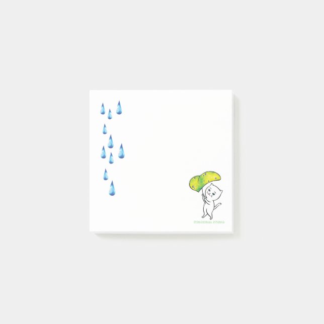 Bloco De Notas Rain drop post-it notes (Frente)