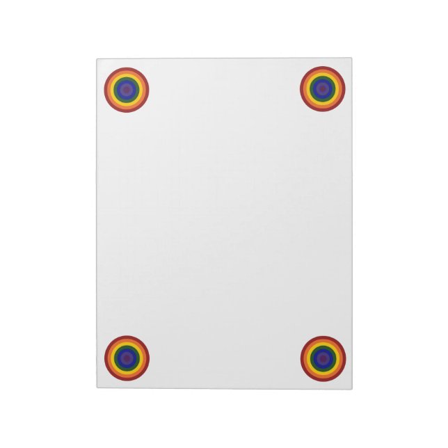 Bloco De Notas Rainbow Bullseye (Invertido)