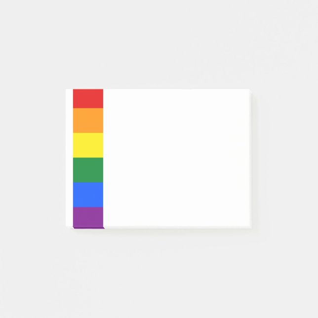 Bloco De Notas Rainbow Pride (Frente)