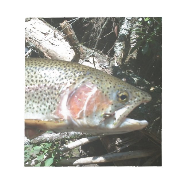 Bloco De Notas Rainbow trout (Frente)