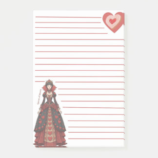 Bloco De Notas Rainha de Copas Listrada