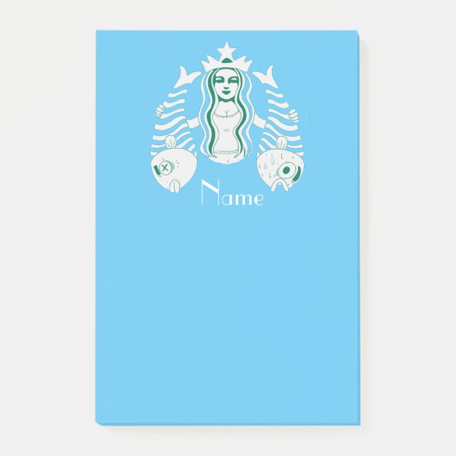 Bloco De Notas Rainha de Coroa Estelar Sereia Thunder_Cove (Frente)
