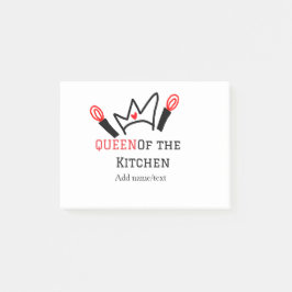 Bloco De Notas Rainha do cozinhar do cozinheiro da cozinha