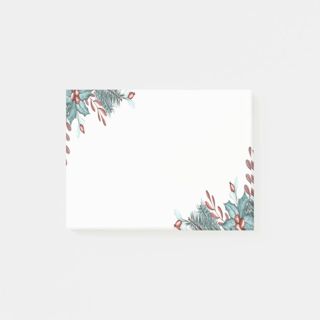 Bloco De Notas Ramagens de Frutas do Natal (Frente)