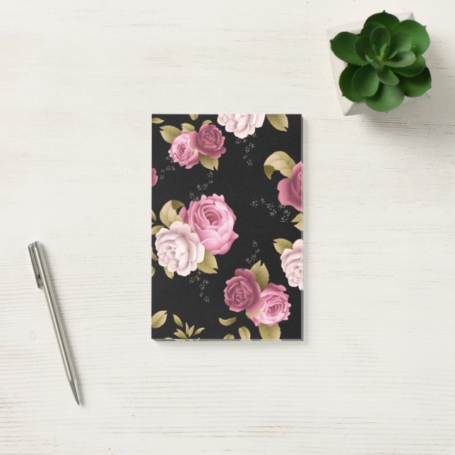 Bloco De Notas Ramalhetes de Rosas 3 (Escritótio)