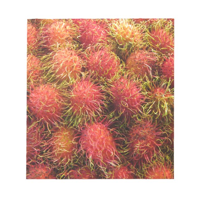 Bloco De Notas Rambutan Tropical Fruta (Frente)