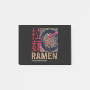 Bloco De Notas Ramen Japonês Noodle Anime Vintage