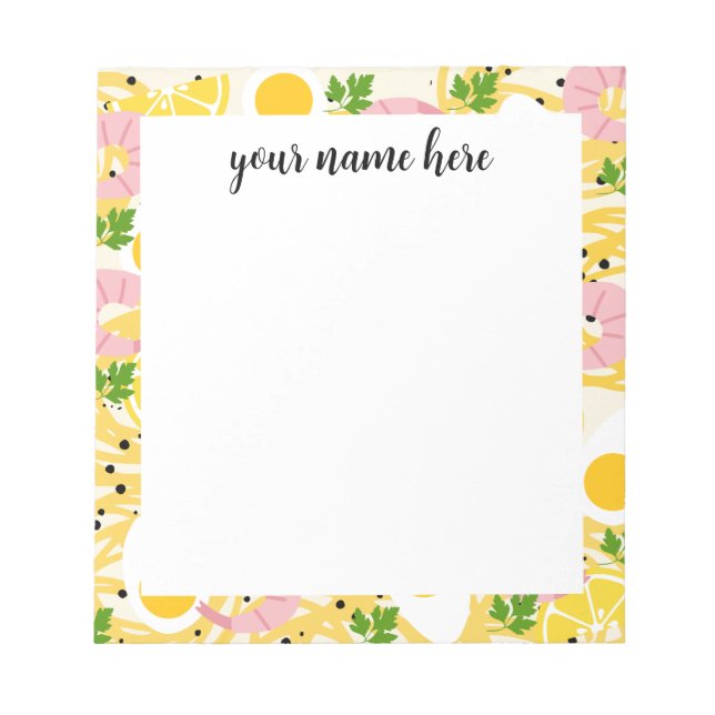 Bloco de notas Ramen Personalizado (Frente)