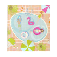 Raparigas Bikini e caras jogando piscina de nataçã