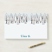 Raposas do Ártico - Paisagem de inverno - Texto em