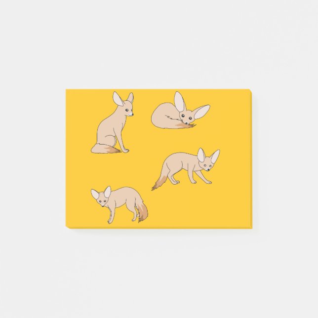 Bloco De Notas Raposas Fennec (Frente)
