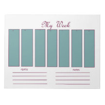 Rasga semanal do planejador