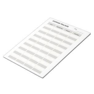 Bloco De Notas Rastreador de Despesas