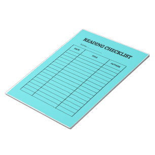 Bloco De Notas Rastreador de Lista de Leitura