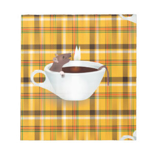 Bloco De Notas rato de café