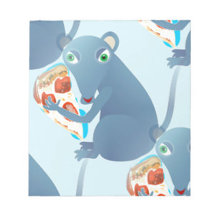 Bloco De Notas rato de pizza