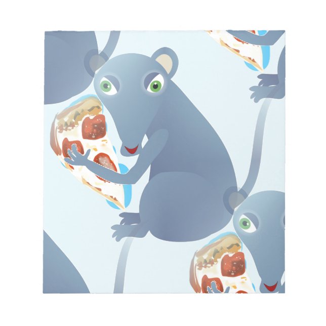 Bloco De Notas rato de pizza (Frente)