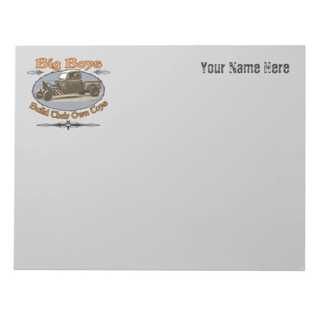 Bloco De Notas Ratrod Truck (Frente)