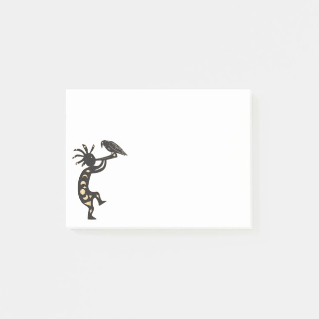 Bloco De Notas Raven e Kokopelli (Frente)