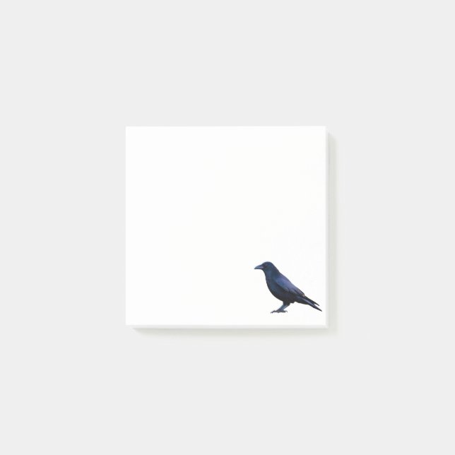 Bloco De Notas Raven Postar Notas de Ti / Branco (Frente)