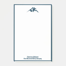 Bloco De Notas Realce Personalizado da Empresa Imobiliária Blue M