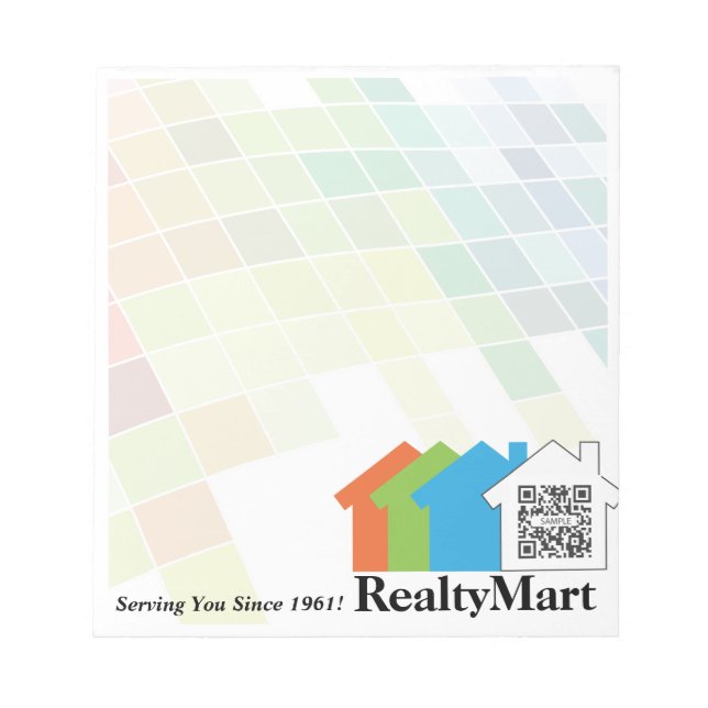 Bloco De Notas Realtors Modelo-House do Notepad (Frente)