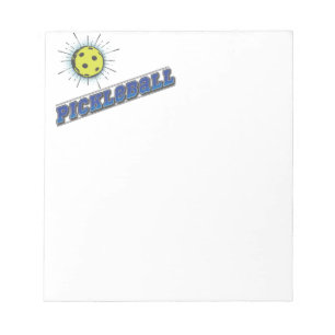 Bloco De Notas Rebentamento de Estrela de Pickle Ball