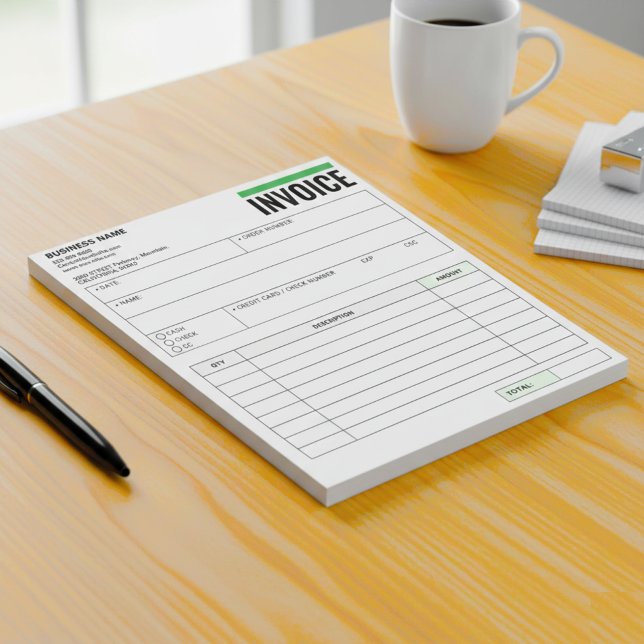 Bloco De Notas Receipt Books, Invoice Booklet for Small Business (Custom Sales Receipt Books)