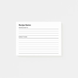 Bloco De Notas Receita