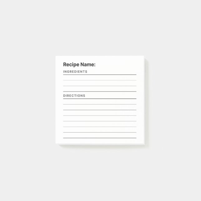 Bloco De Notas Receita (Frente)