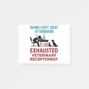 Bloco De Notas Recepcionista veterinário curioso