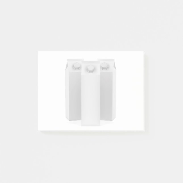 Bloco De Notas Recipientes vazios para o suco ou o leite (Frente)