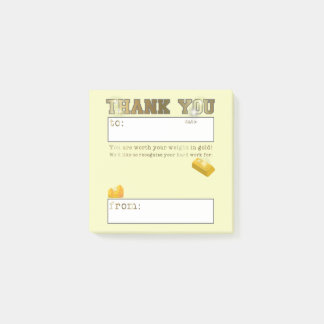 Bloco De Notas Reconhecimento de Saída de Apreciação do Funcionár