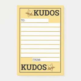 Bloco De Notas Reconhecimento personalizado de kudos de noivado d