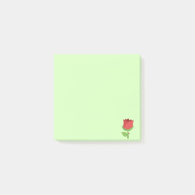 Bloco De Notas Red Emoji Tulip (Frente)