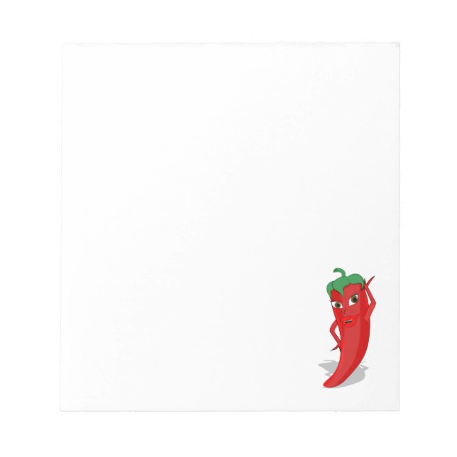 Bloco De Notas Red Hot Pepper Diva (Frente)