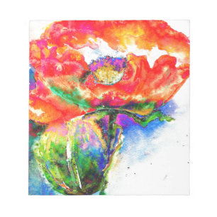 Bloco De Notas Red Solar Poppy