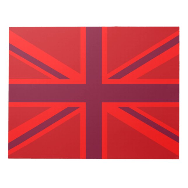 Bloco De Notas Red Union Jack (Frente)