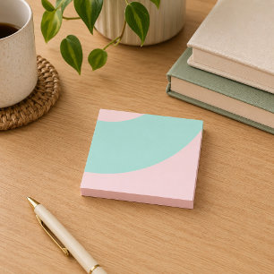 Bloco De Notas Redemoinhos rosa e verde