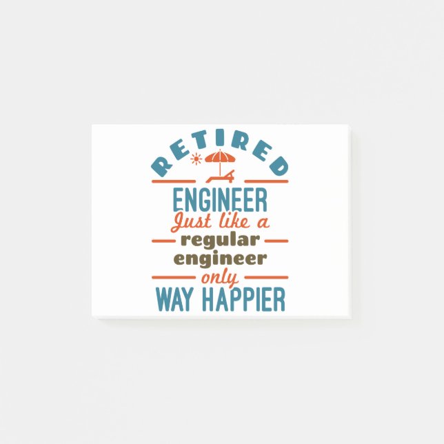 Bloco De Notas Reforma de Engenharia de Engenheiro Aposentado (Frente)