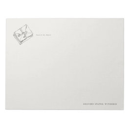 Bloco De Notas Regência Epistolar Escuridão Acadêmica
