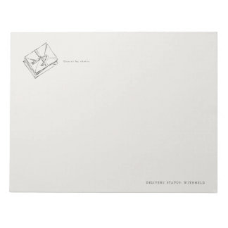 Bloco De Notas Regência Epistolar Escuridão Acadêmica