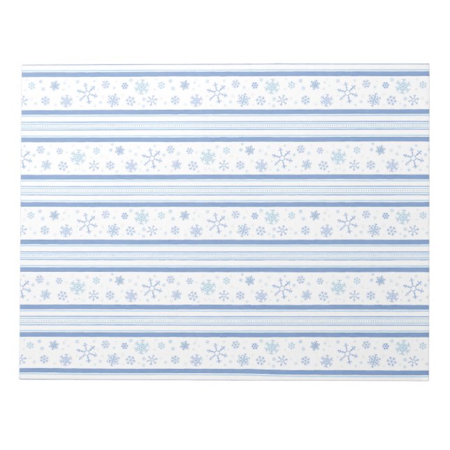 Bloco De Notas Regency Snowflakes Christmas DIY Envelope Liner (Frente)