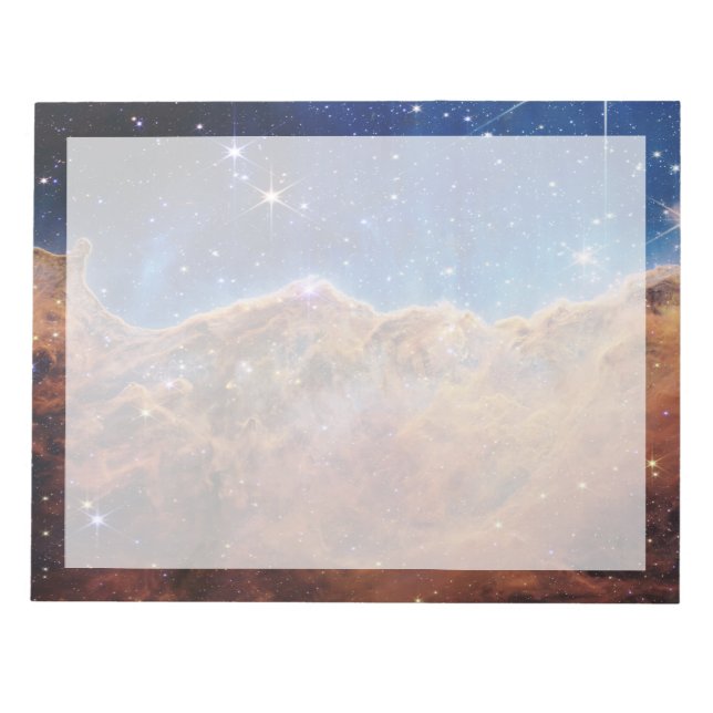 Bloco De Notas Região Inaugural Ngc 3324 Na Nebulosa De Carina. (Frente)