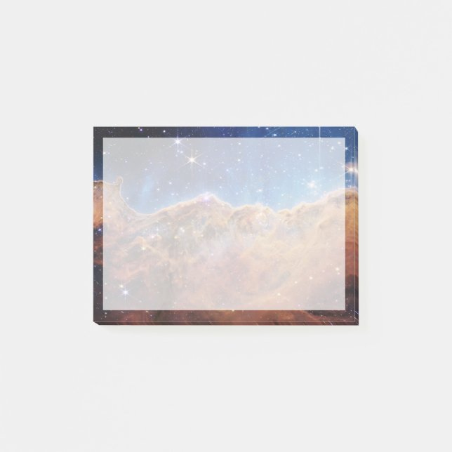 Bloco De Notas Região Inaugural Ngc 3324 Na Nebulosa De Carina. (Frente)